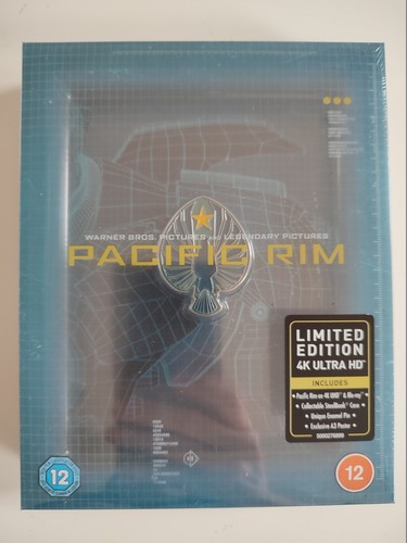 Pacific Rim Steelbook 4K UHD Blu ray Titans Of Cult New Sealed UK Edition - Picture 1 of 7