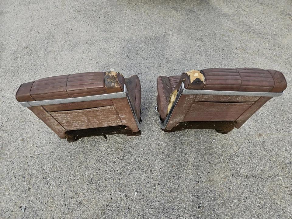 Oldsmobile Starfire 1964 asientos con canastilla delanteros izquierda y derecha GM OEM  Foto 4 de 4