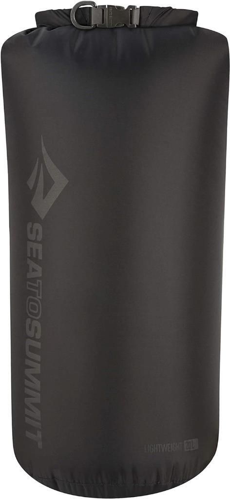 Sea to Summit 20 Litros Bolsa Seca Ligera 70D Multiusos Bolsa Seca Negra