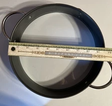 FISKO Cake Pan/Bakeware Spring Form With Glass 9.5”  and 2.5" DEEP