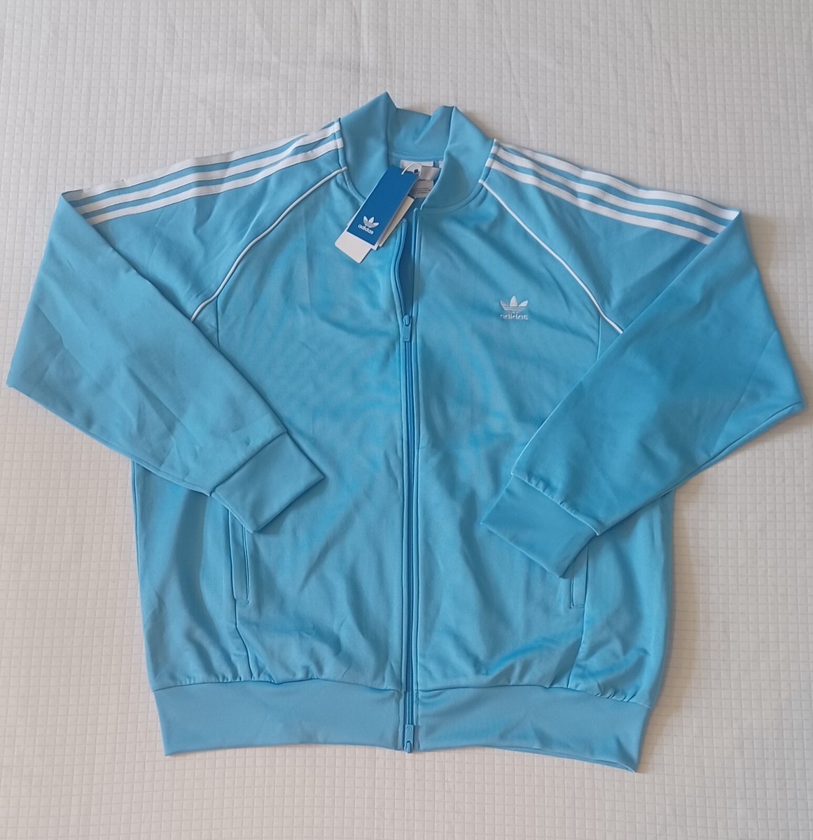 New Adidas Originals Primeblue Superstar Track Jacket ~Green