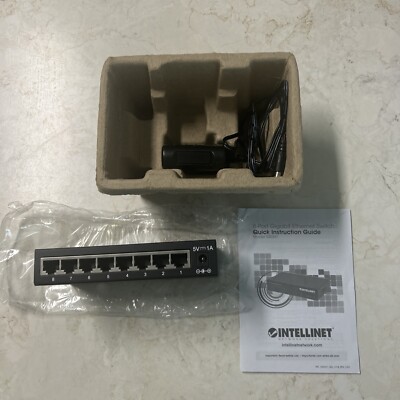 8 Port Ethernet Switch - Intellenet