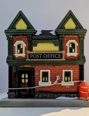 Cobblestone Corners Post Office Christmas Village 
