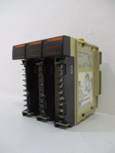 Lot of 3x OMRON CQM1-ID212 Input Units Module PLC 24V-DC 6mA 16pts.