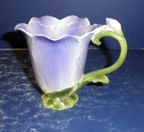 Franz "Flowerama" Periwinkle Mug- FZ01044- New in Box - 第 1/6 張圖片