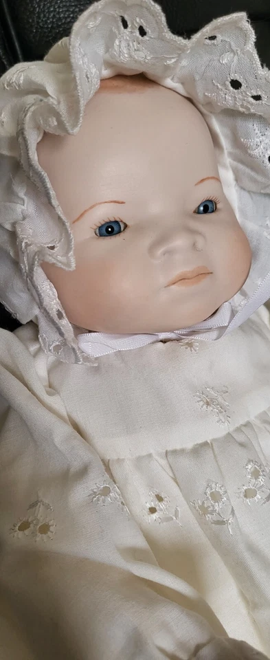 Rare Grâce Putman bébé biscuit 1922 nouveau né baptême poupon no reborn artiste - Photo 2/4