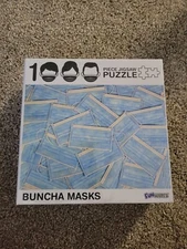 Funwares Buncha Face Masks-1000 Piece Jigsaw Puzzle