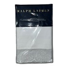 Lauren Ralph Lauren White Eyelet Crestwood Standard Pillow Sham New