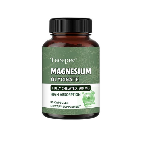 Pure Chelated Magnesium Glycinate 500 mg - 30/60/120 Capsules - Picture 12 of 14
