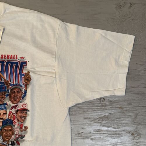 Camisa caricatura vintage NUEVA CON ETIQUETAS 1996 jugador profesional MLB All Star Game talla XL - Imagen 12 de 24