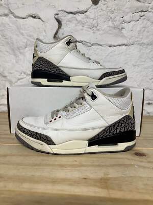 Air Jordan 3 White Cement Reimagined Sz 8 | eBay