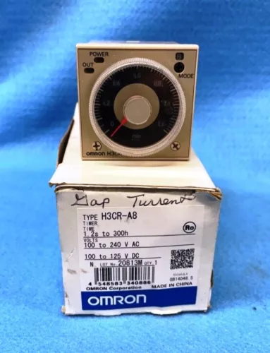OMRON TIMER, TYPE H3CR-A8, 100-240 V AC, 100-125 V DC