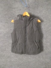 Aeropostale Hooded Puffer Vest Junior XL Pit 18 Gray
