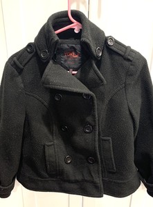 yoki fleece peacoat