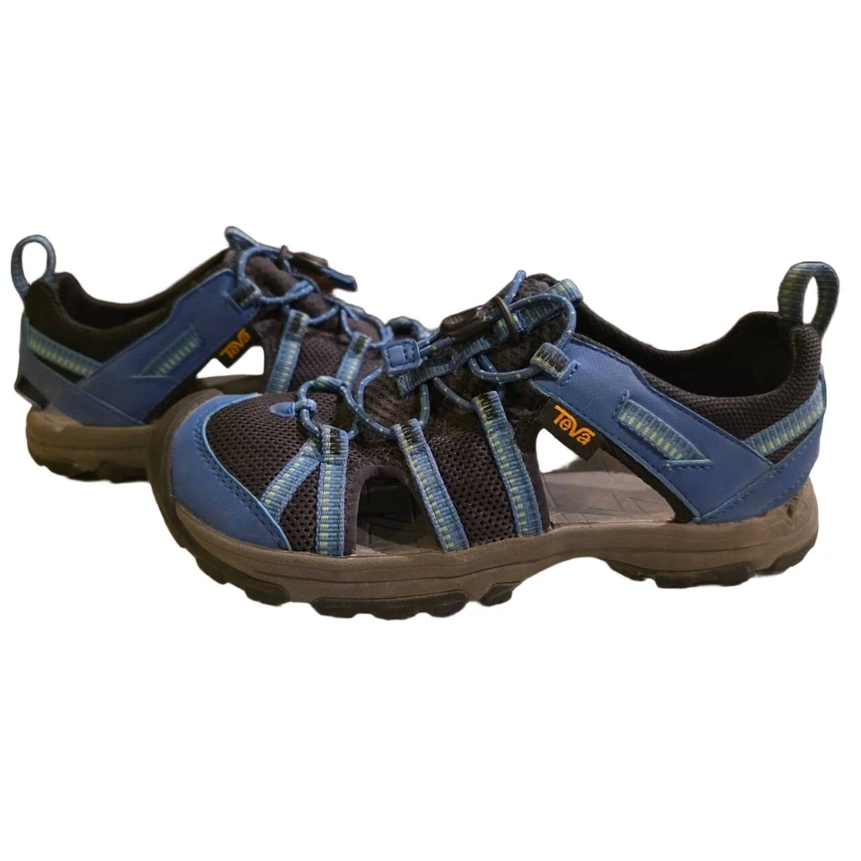 Teva Kids Manatee Sandals US 3 Blue Hiking Closedtoe Outdoor Trail Durable - Image 2 of 4