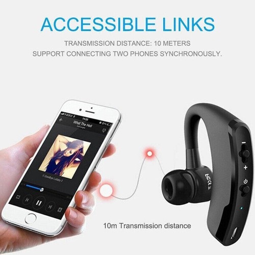 Trucker Wireless Headset Bluetooth 5.1 Earpiece Noise Cancelling Driving Earbuds - Picture 19 of 23