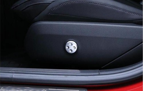 Fit For Benz EQE EQS 2022-2023 Matte Silver Seat Adjust Handle Button Cover Trim - Picture 6 of 6