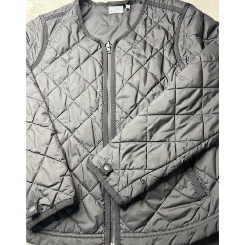 Athleta Quilted Jacket Size Medium Black - Picture 2 of 7