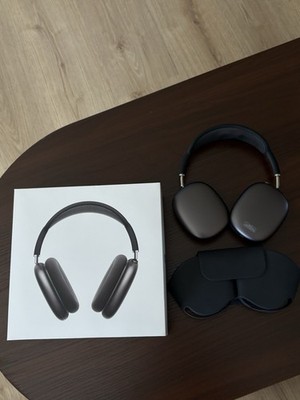 Apple AirPods Max Over-Ear Kopfhörer Schwarz mit Smart Case, OVP & Kabel