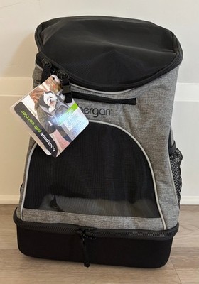 Bergan Backpack Dog Carrier, For Pets Up To 15lbs, Heather Grey