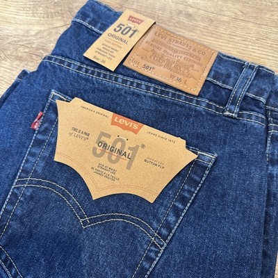 Levi´s 501 Shorts W36 Herren Denim Kurze Hose Dark blau 