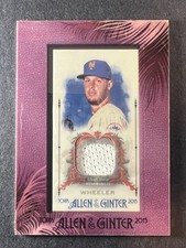 2015 Allen & Ginter Mini Patch Zach Wheeler #FMR-ZW