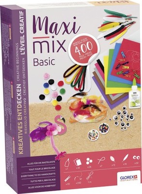 Glorex Bastelpackung Creativ Maxi Mix Basic  Bastelset