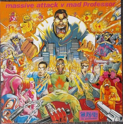 Massive Attack V Mad Professor - No Protection (LP, Album) 1995 (VG+|NM or M-)