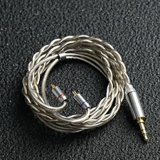 2 Cores 5N OCC HiFi Coaxial Cable TFZ MMCX SE215 SE215 Chameleon V3/V6/V14