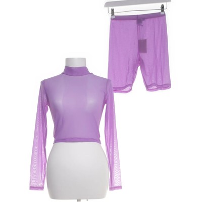 Get Crooked, Set, Größe: S/M, Nylon/Elasthan, Lila, Einfarbig, Mesh #CK5