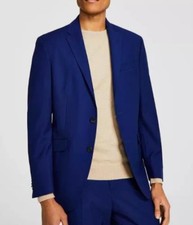 Kenneth Cole Men Techni Cole Slim Suit Jacket Blazer 44 R Imperfect 1152M541-434