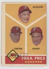 1960 Topps Andy Cohen Ken Silvestri Dick Carter #466 0ru6