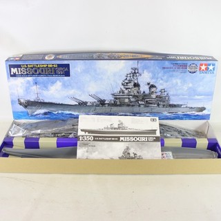 TAMIYA USS Missouri BB 63 Circa 1991 1/350 Scale Model Kit CAL