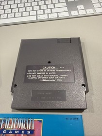 California Games NES 1989 Nintendo Cartridge Manual Sleeve Authentic Tested