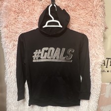 Place Sport Boys XL-14 Black Pullover Hoodie Long Sleeve Logo Hooded