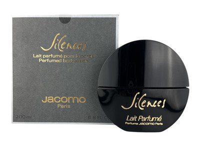 (35,00EUR/100ML) 200ML VINTAGE JACOMO SILENCES FEMME PERFUMED BODY LOTION NEU