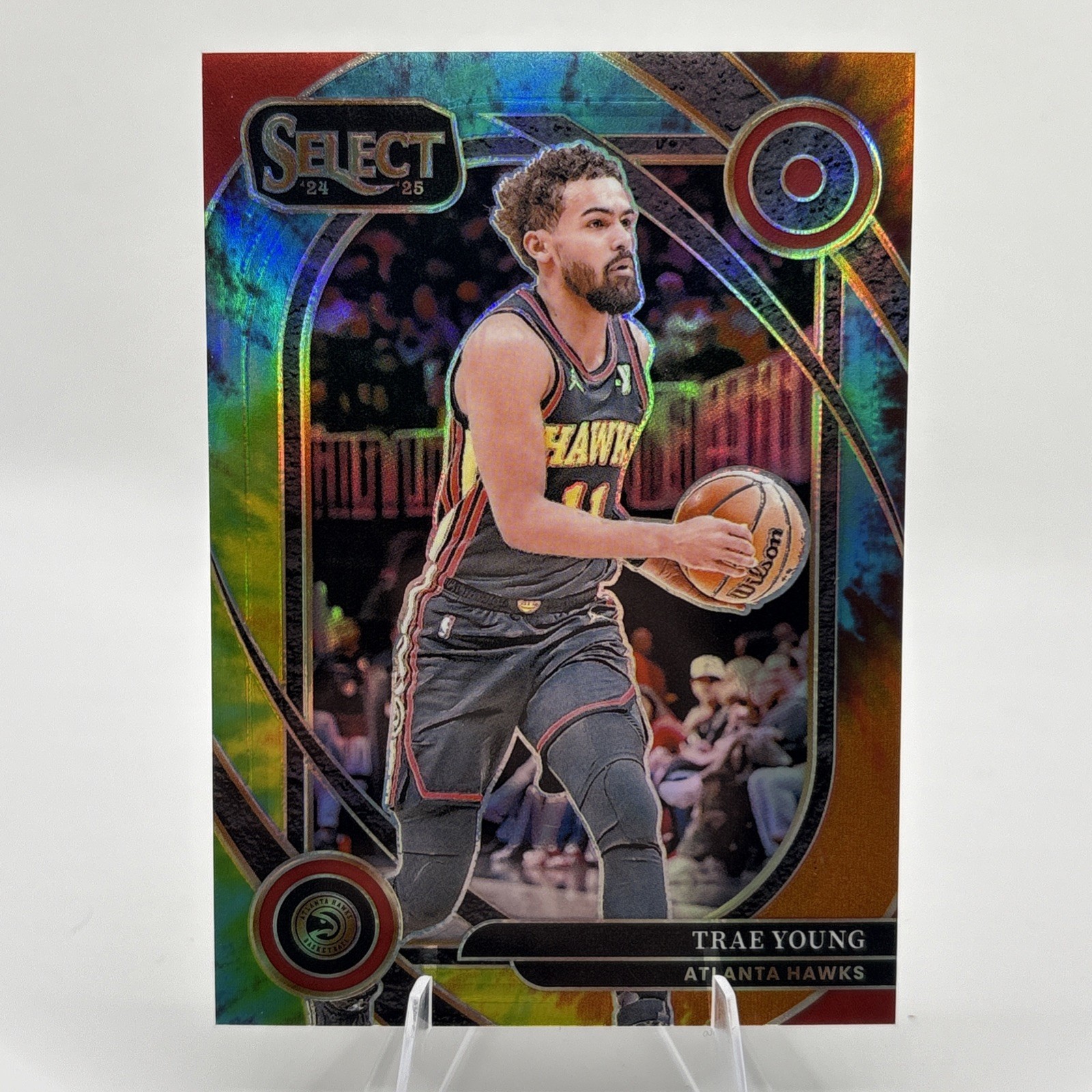 2024-25 Panini Select Courtside Trae Young Tie Dye /25 #223