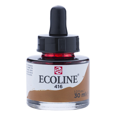 Watercolor Ecoline with Dropper 30ml Sepia | Talens