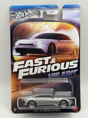 Hot Wheels Silver Series Fast & Furious 2022 Delorean Alphas - 1:64 Diecast Car