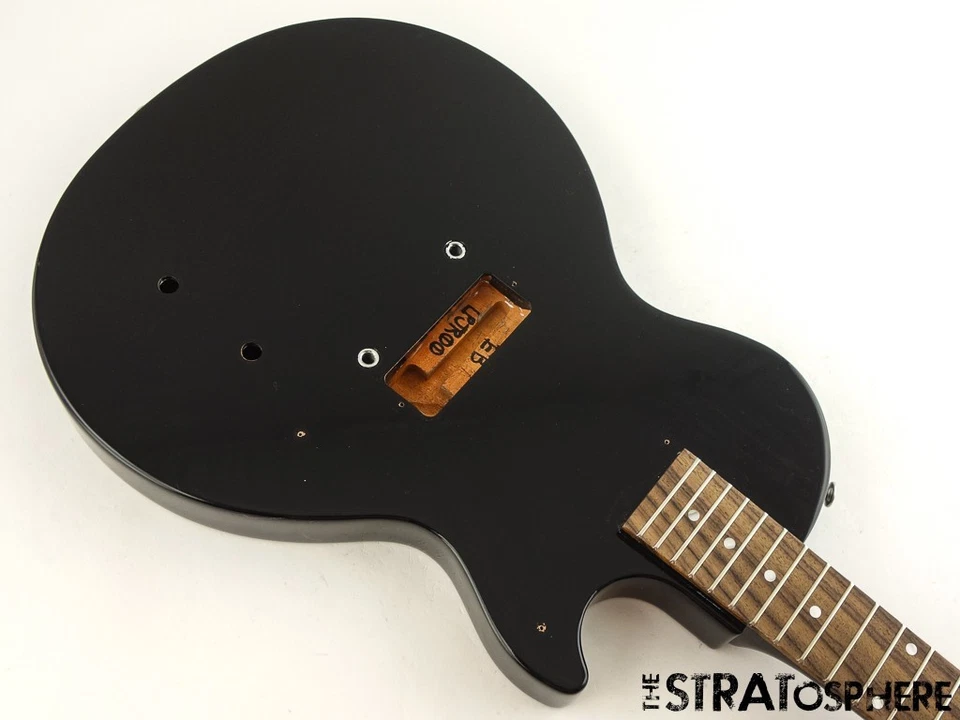 Guitarra Gibson EE. UU. Les Paul Junior Modelo CUERPO + MÁSTIL, EE. UU. De Colección Ébano Foto 2 de 4