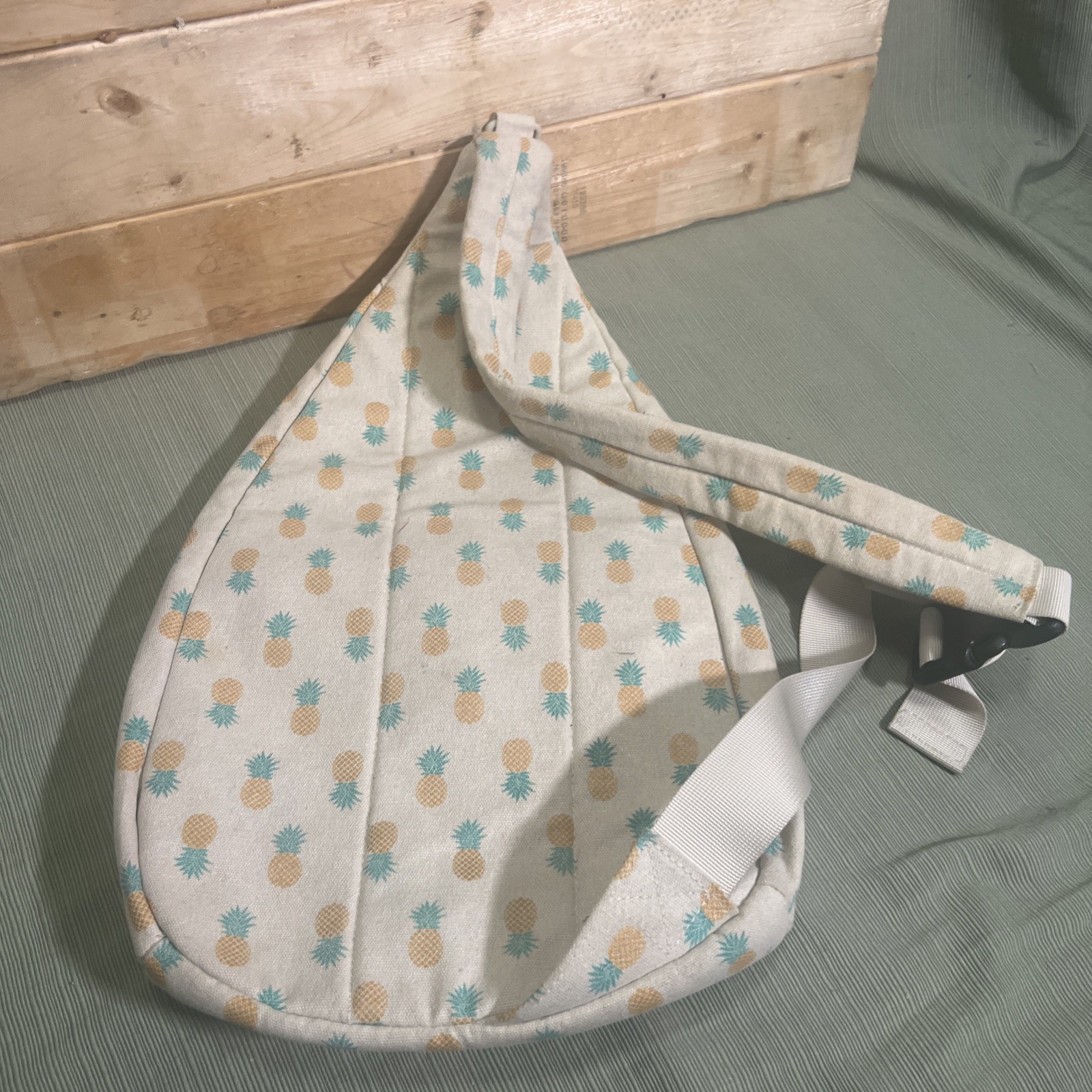 Canvas Adjustable Pineapple Swing Pattern Tropica… - image 7