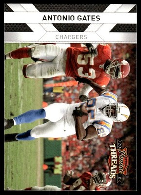 Antonio Gates 2010 Panini Threads #120 Chargers NFL READ FREE SHIP AutographDen