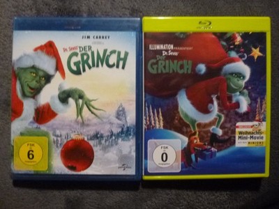 2 x Dr. Seuss Der Grinch    2 Filme    blu ray Disc