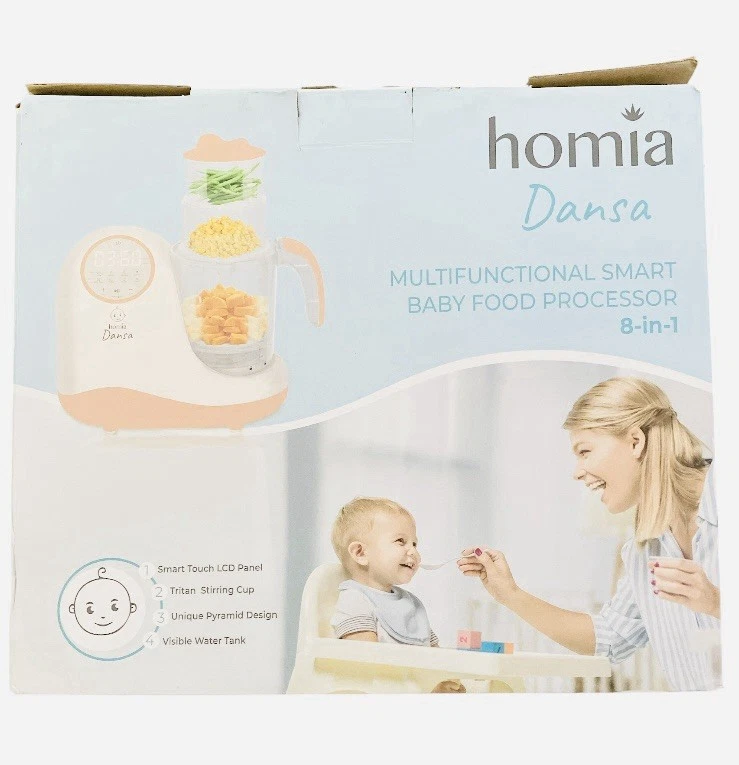 Homia Dansa Compact 8-in-1 Baby Food Processor Multifunctional - Image 2 of 4