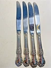 International Silver Wild Rose Sterling Knives 9 1/4” Set Lot of 4 71 grams