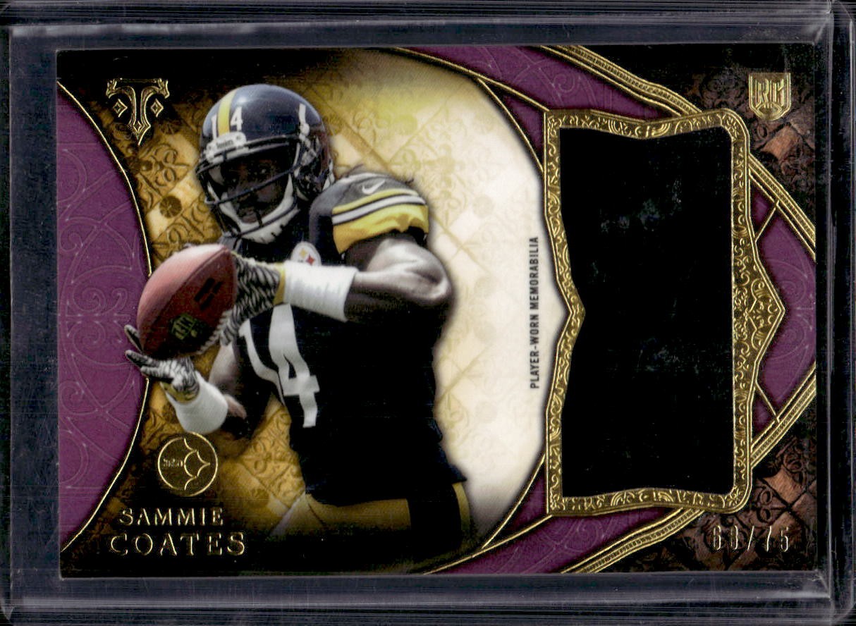 Sammie Coates Topps Triple Threads Rookie Jumbo Relic #SC Purple