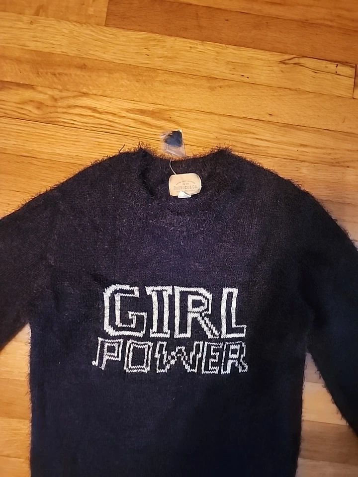 Suéter Pullover Roebuck & Co Route 66 Niña Power Negro Talla XL/EG (18.5) Foto 3 de 4