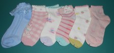 Cute Childrens Socks Girls Size 4yo 5yo Pink Blue Bunny Strawberry NWT