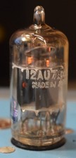 Rare 12AU7 tube. "Matsushita?" Vintage. Test good! Made in Japan. �9.99 deal!