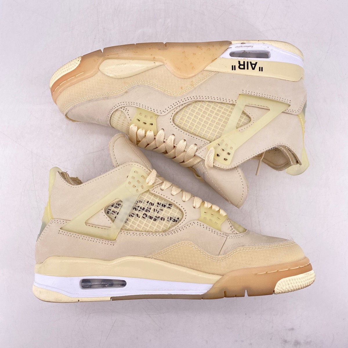 Size 9 - Jordan 4 SP x Off-White Mid Sail W for sale online | eBay